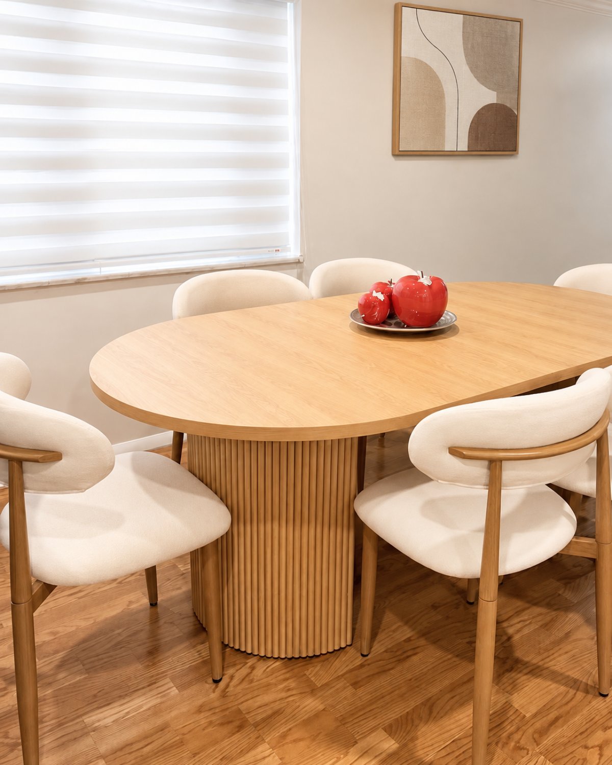 Alba Extendable, Roble natural · de redonda 47