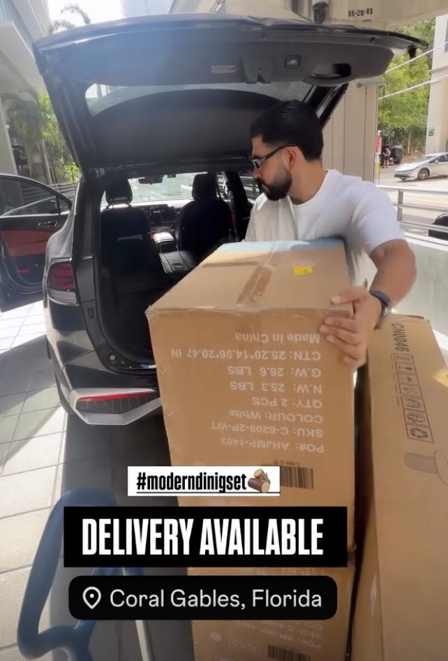 Delivery in Coral Gables